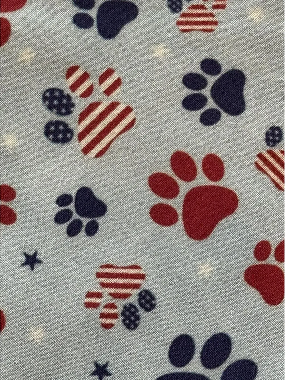 Dog/Cat Bandana 4th Of July **REVERSIBLE** 2 Snaps For Easier Sizing Handmade